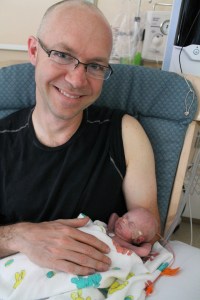 Katarina hangin' out on Dad